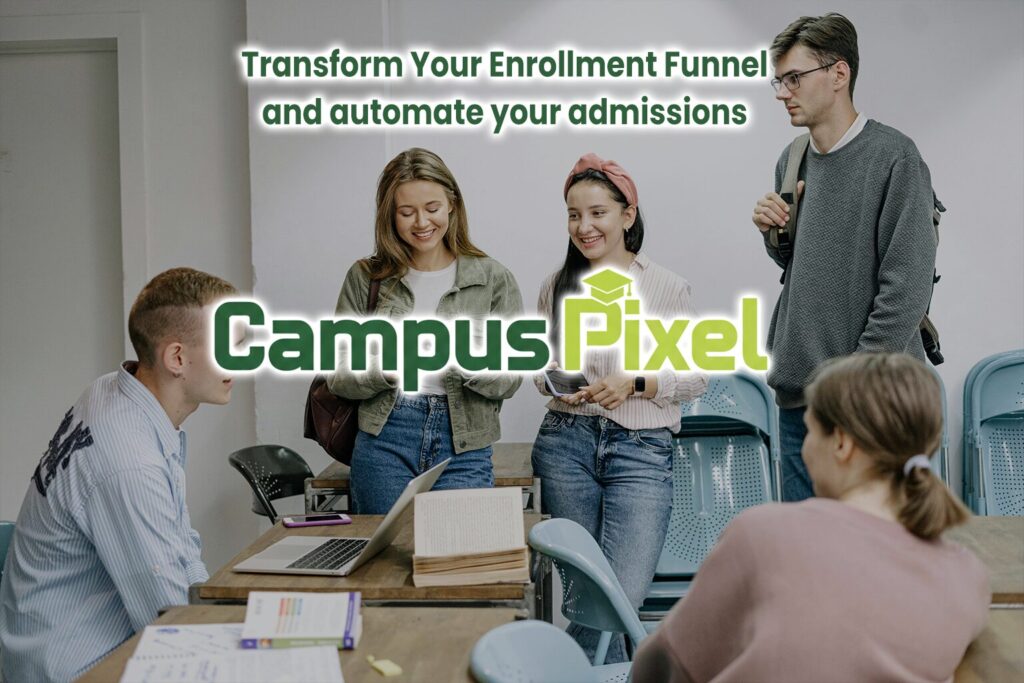Automate your university admissions and enrollment with Campus Pixel.